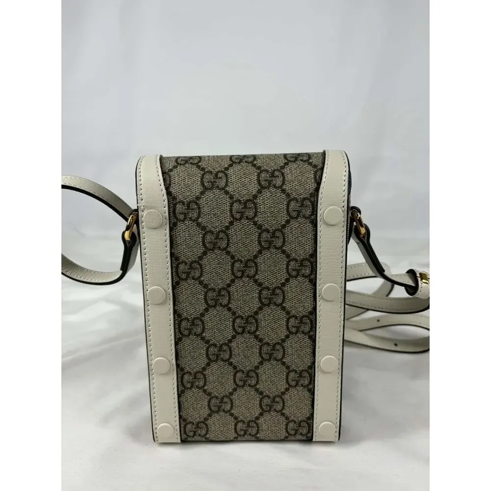 Gucci GG Supreme Horsebit 1955 Mini Vertical Bag SPB-EB-367461